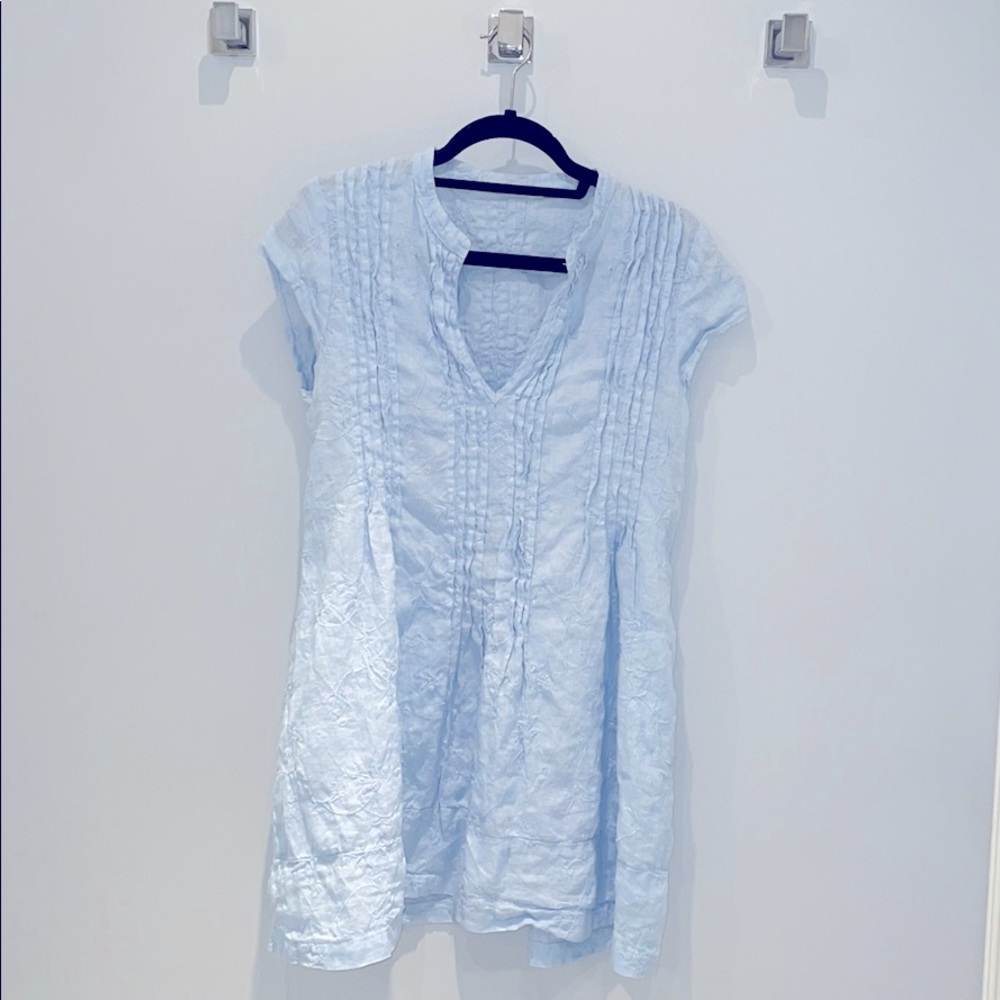 CP Shades Regina Embroidered Cap Sleeve Dress